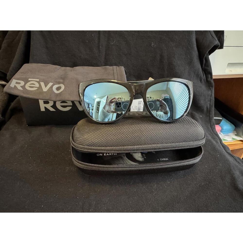 Revo Polarized Sunglasses with Protective Case and Pouch